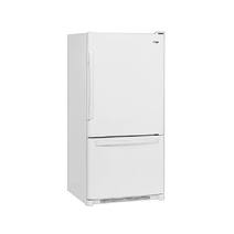 Amana ABC2037DEW White Bottom Freezer Refrigerator