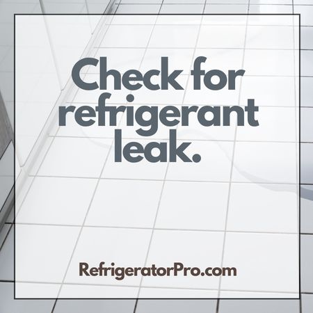 Check For Refrigeratant Leak