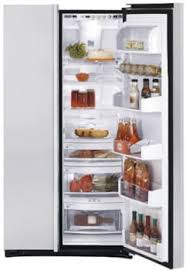 GE PSI23SCRSV Side by Side Refrigerator Open