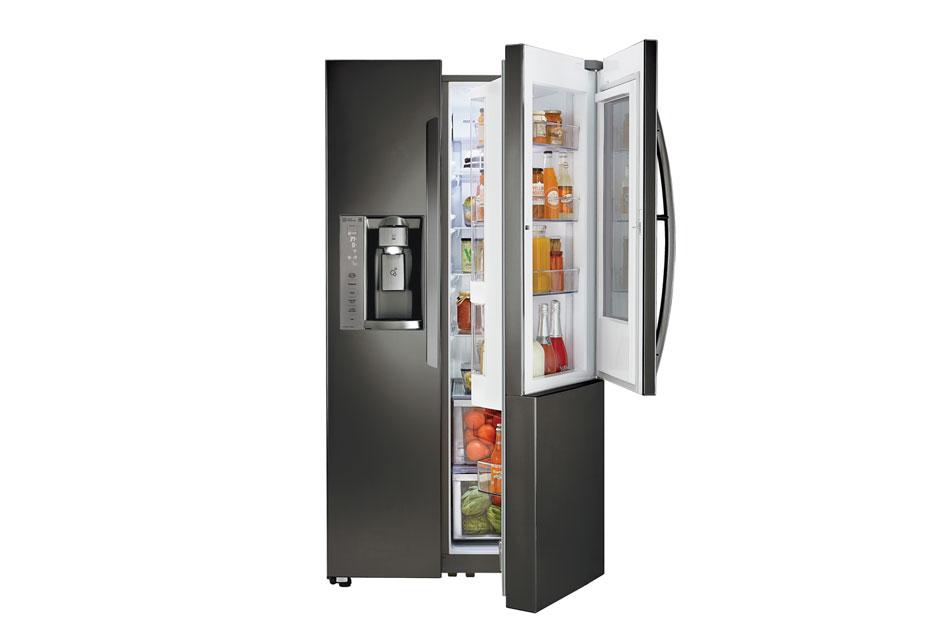 LG InstaView Door in Door Side by Side Refrigerator LSXC22396D