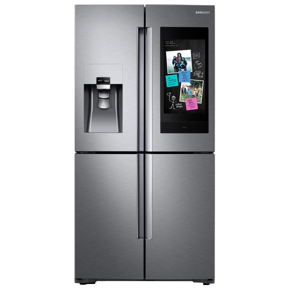 Samsung Family Hub Refrigerator Stainless Steel French Door RF22K9581S