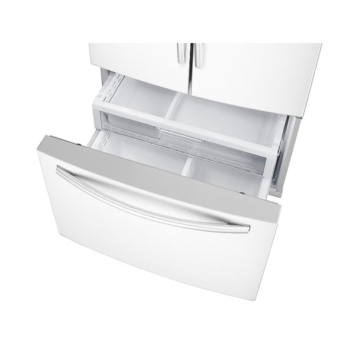 Samsung RF28DEDPWW French Door Refrigerator Open Freezer Drawer Samsung RF28DEDPWW French Door Refrigerator Open Freezer Drawer