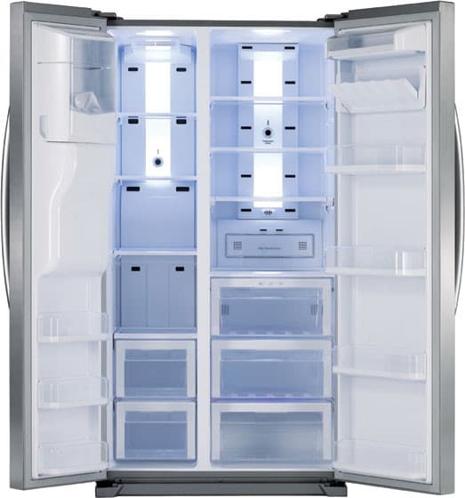 Samsung RSG257AARS Side by Side Refrigerator - Open