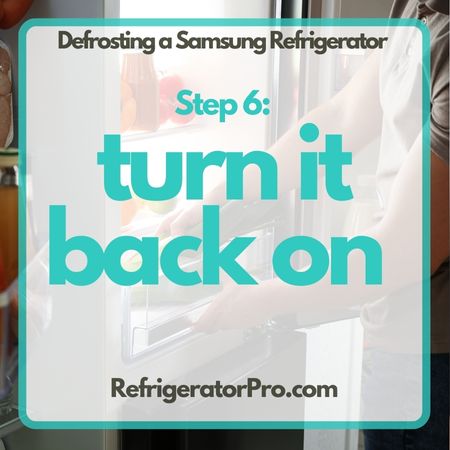 Step 6 - Turn it back on