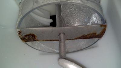 rusted ice maker