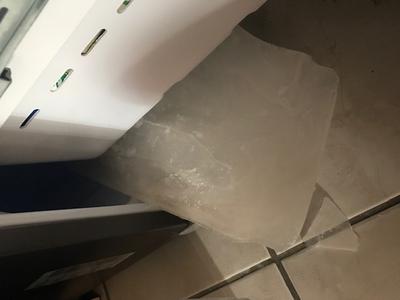 This is ice from my freezer!