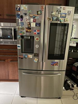 The outside of my Samsung RF27T5501SR/AA Hub Refrigerator - notice something?