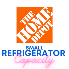 Home Depot Small Refrigerator Capacity