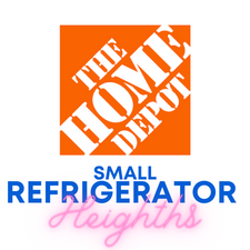 Home Depot Small Refrigerator Heighths