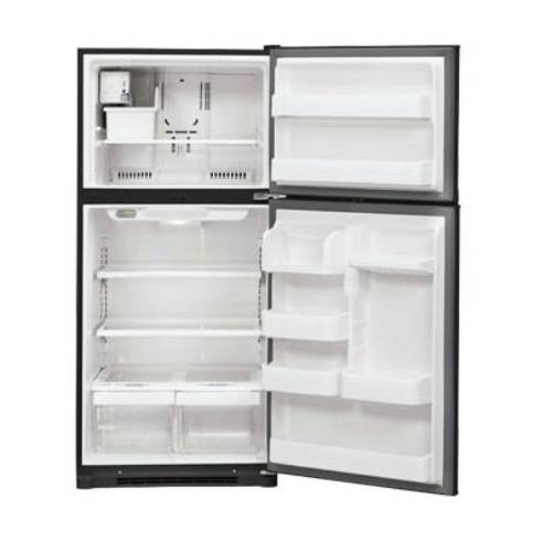 lLG LTC19340SB Top Mount Refrigerator OPEN